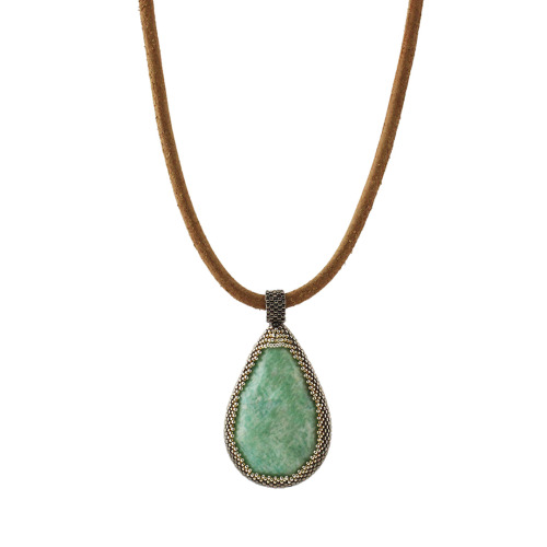 COLAR PEDRA GOTA<br /> R$ 480,00 EM ATÉ 4 X R$ 120,00